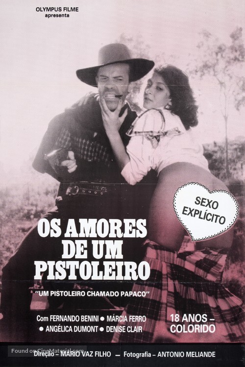 Um Pistoleiro Chamado Papaco - Brazilian Movie Poster