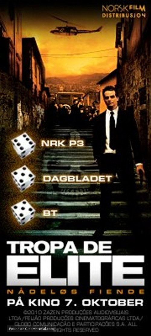 Tropa de Elite - Norwegian Movie Poster