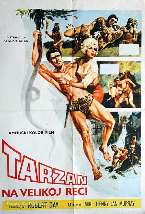 Tarzan and the Great River - Yugoslav Movie Poster