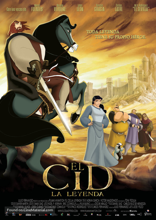 Cid: La leyenda, El - Spanish Movie Poster