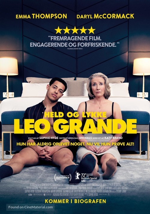 Good Luck to You, Leo Grande - Danish Movie Poster