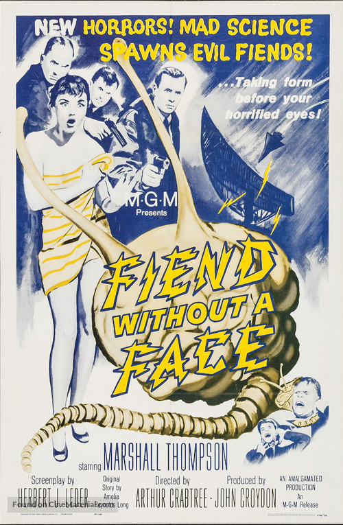 Fiend Without a Face - Movie Poster