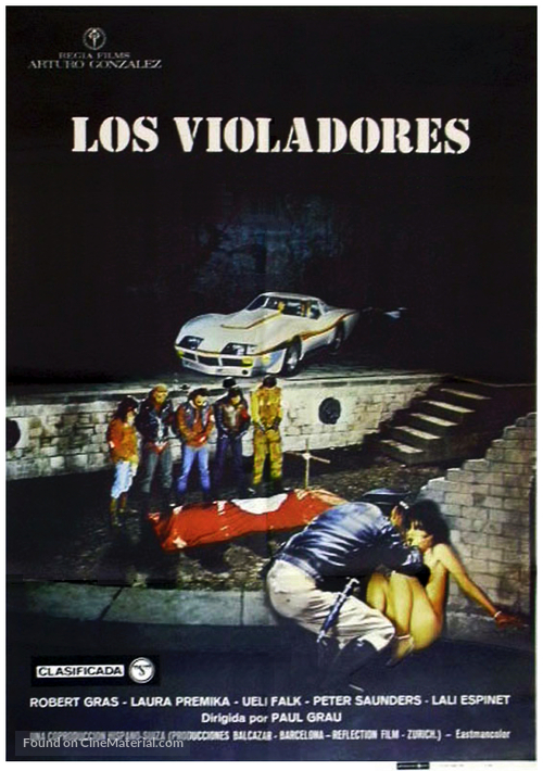 Los violadores - Spanish Movie Poster