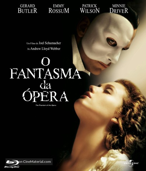 The Phantom Of The Opera - Brazilian Blu-Ray movie cover