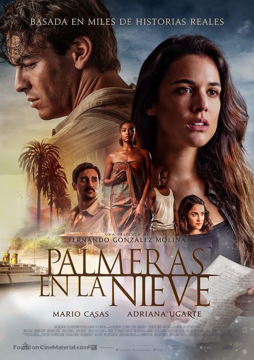 Palmeras en la nieve - Mexican Movie Poster