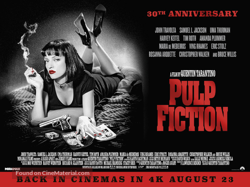 Pulp Fiction - British Movie Poster