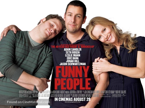 Funny People - British Movie Poster