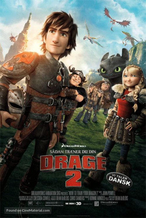 How to Train Your Dragon 2 - Danish Movie Poster