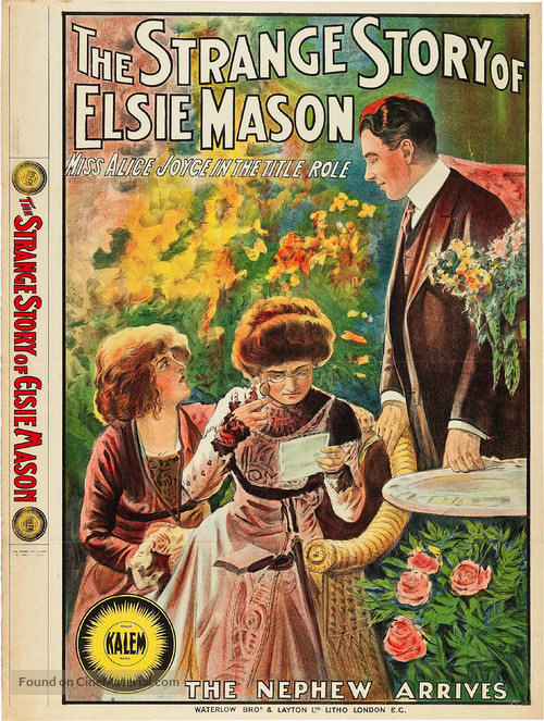 The Strange Story of Elsie Mason - British Movie Poster