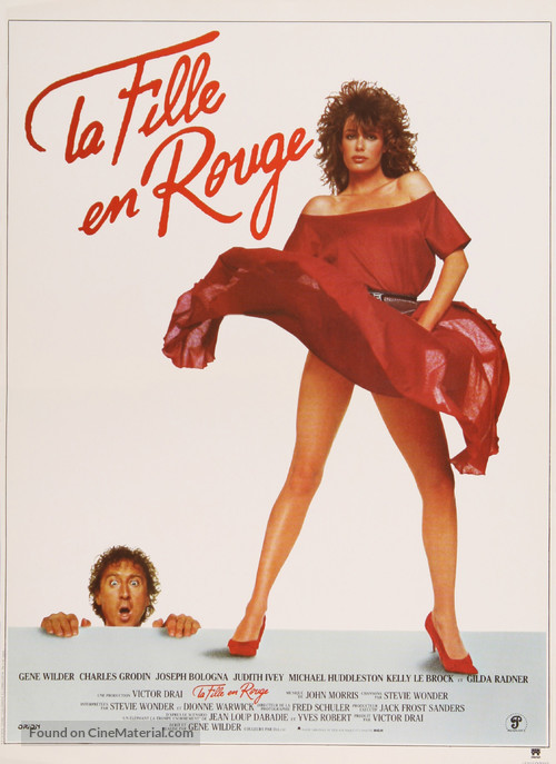 The Woman in Red - French Movie Poster