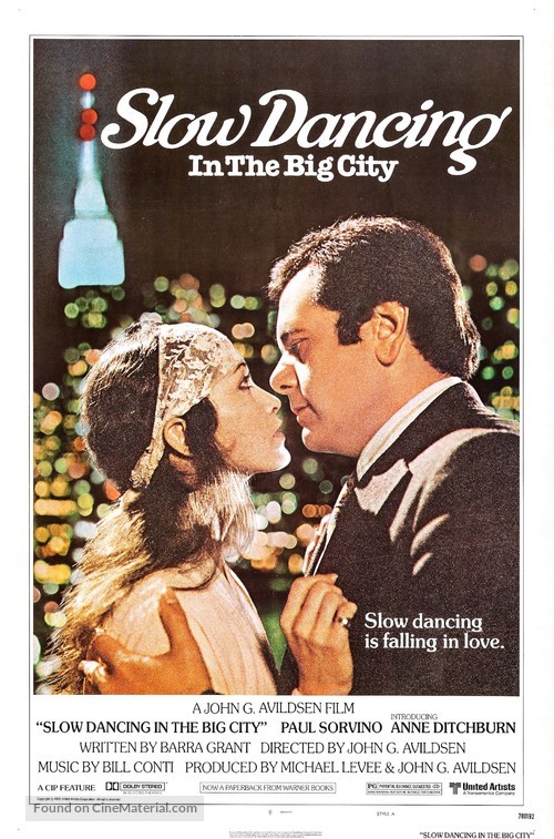 Slow Dancing in the Big City - Movie Poster