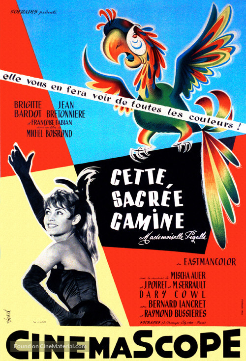 Cette sacr&eacute;e gamine - French Movie Poster