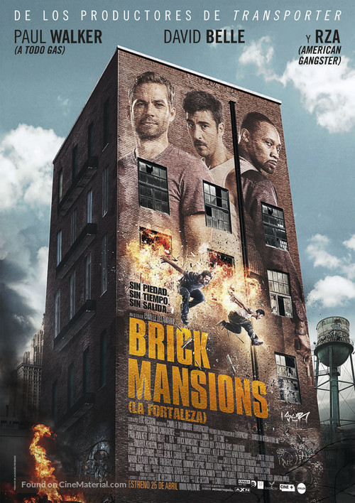 Brick Mansions - Spanish Movie Poster