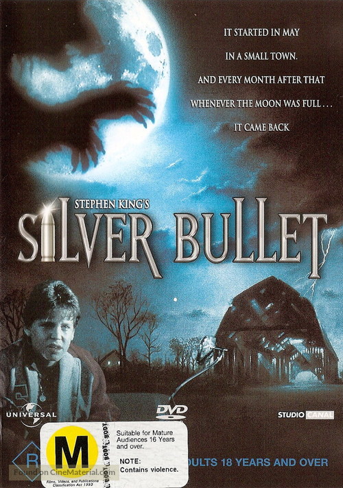 Silver Bullet - New Zealand DVD movie cover