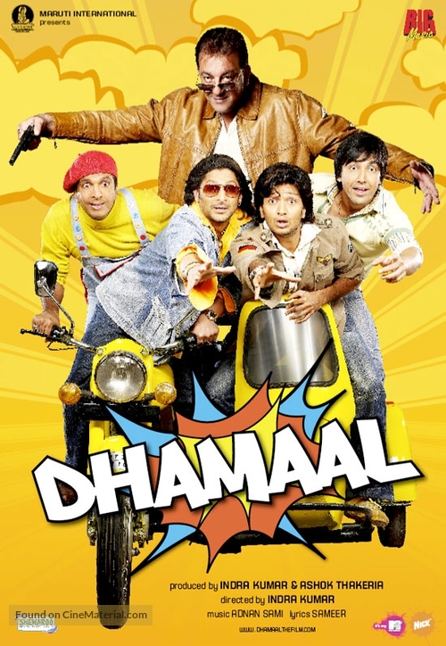 Dhamaal - Indian poster
