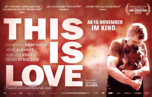 This Is Love - German poster