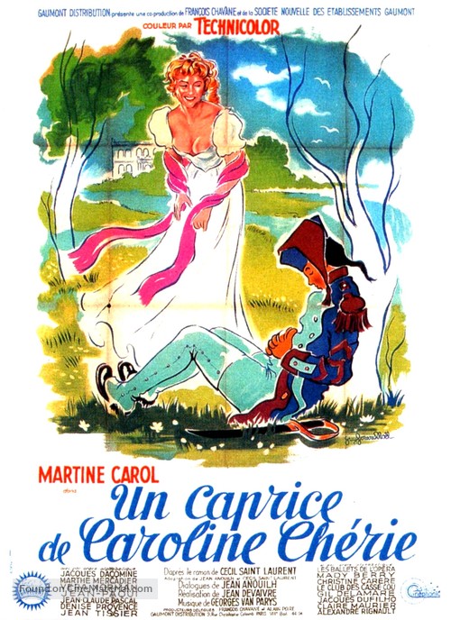 Un caprice de Caroline ch&eacute;rie - French Movie Poster