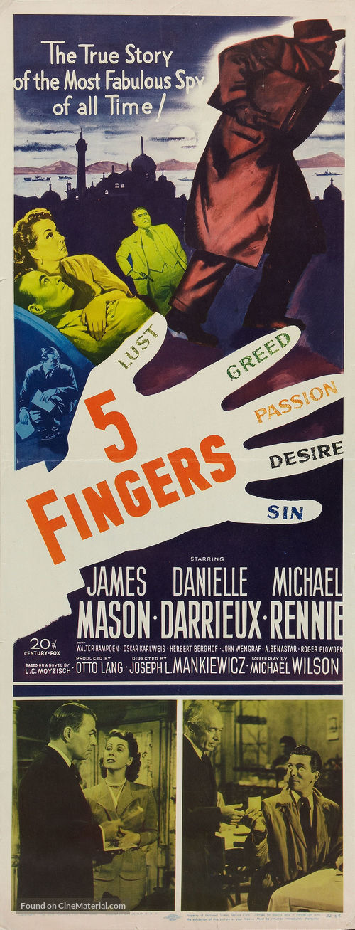 5 Fingers - Movie Poster