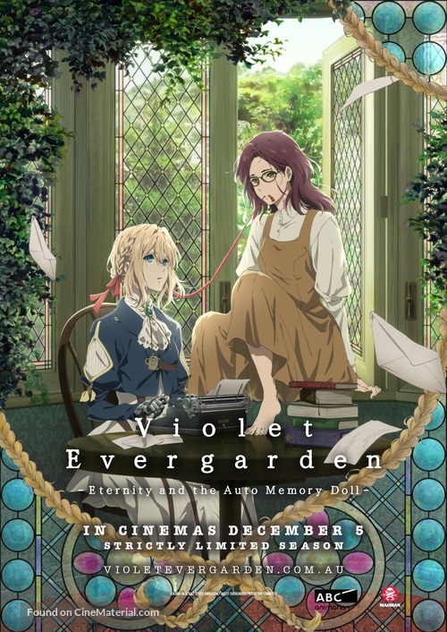 Violet Evergarden Gaiden: Eien to Jidou Shuki Ningyou - Australian Movie Poster