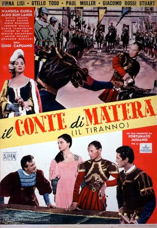 Il conte di Matera - Italian Movie Poster