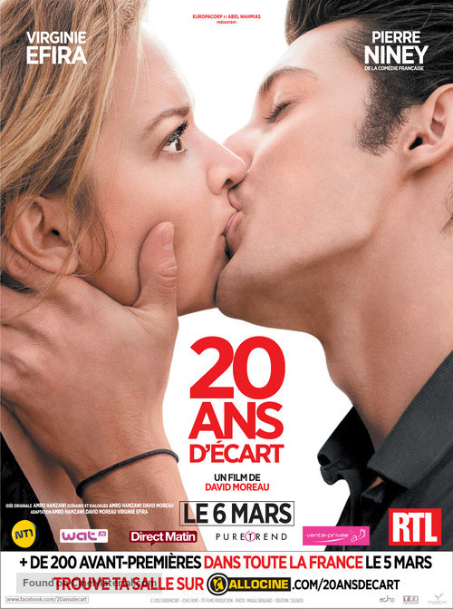 20 ans d&#039;&eacute;cart - French Movie Poster