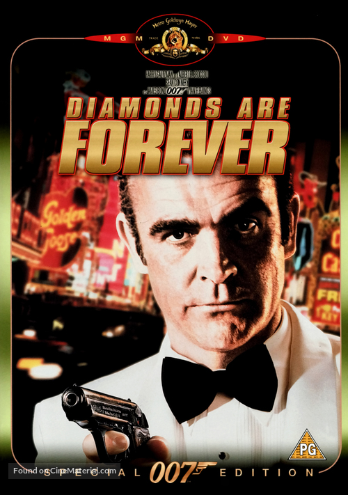 Diamonds Are Forever - British Movie Cover