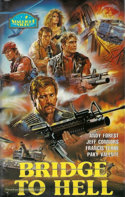 Ponte per l&#039;inferno, Un - German VHS movie cover