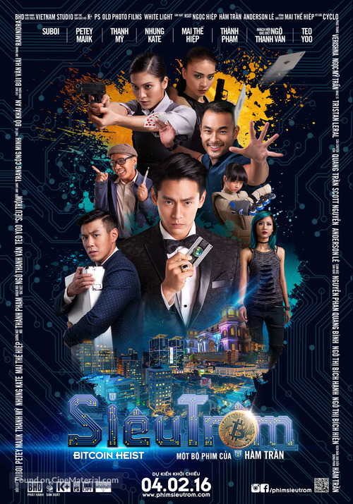 Bitcoins Heist - Vietnamese Movie Poster