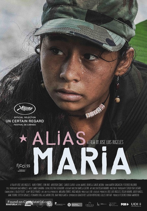 Alias Mar&iacute;a - Colombian Movie Poster