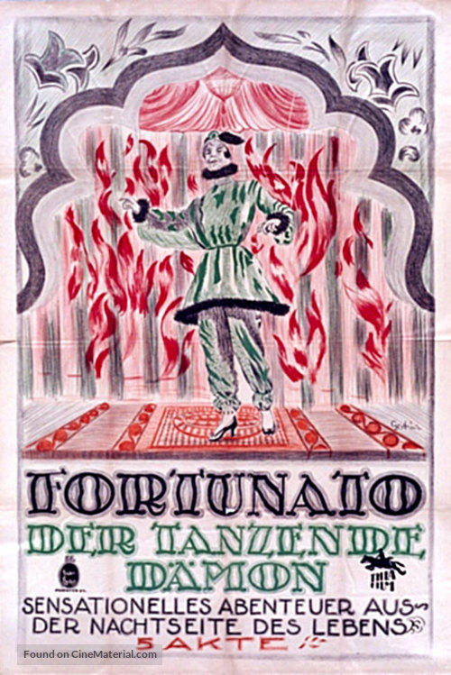 Fortunato. 1. Der tanzende D&auml;mon - German Movie Poster