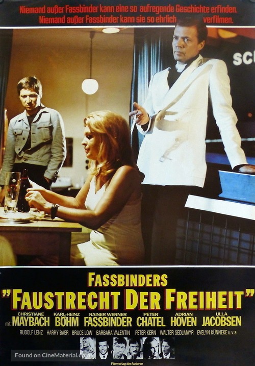 Faustrecht der Freiheit - German Movie Poster