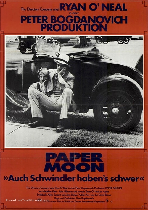 Paper Moon - German Movie Poster