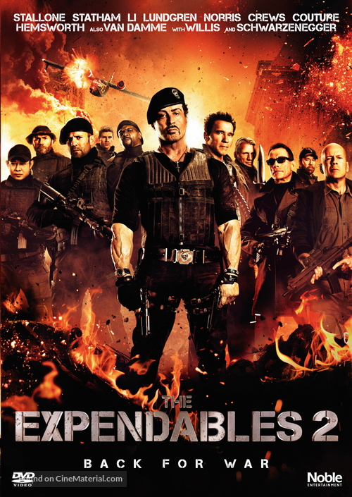 The Expendables 2 - Swedish DVD movie cover