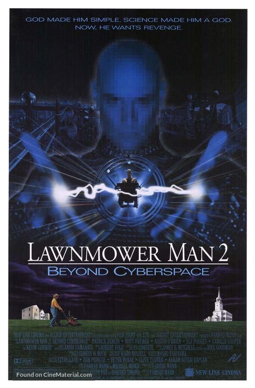 Lawnmower Man 2: Beyond Cyberspace - Movie Poster