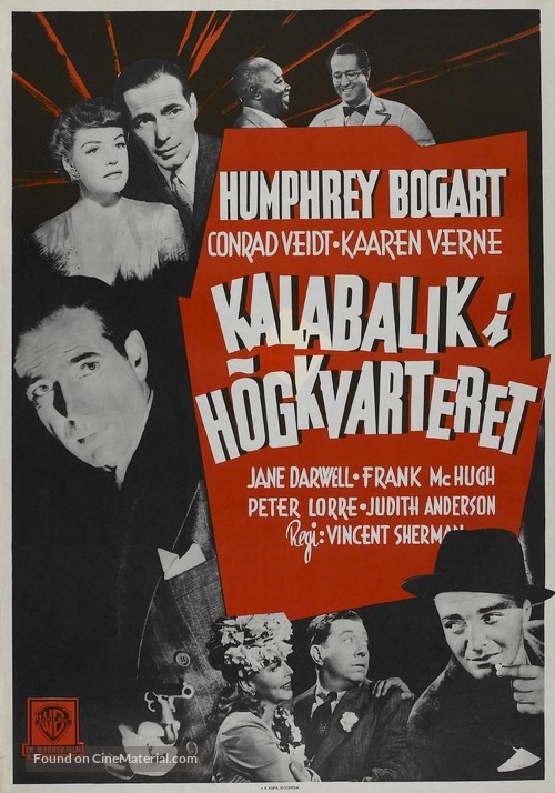 All Through the Night - Swedish Movie Poster