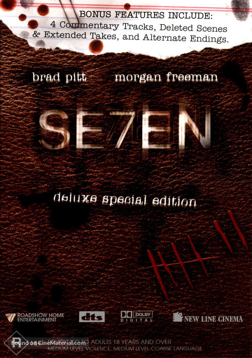 Se7en - Australian DVD movie cover