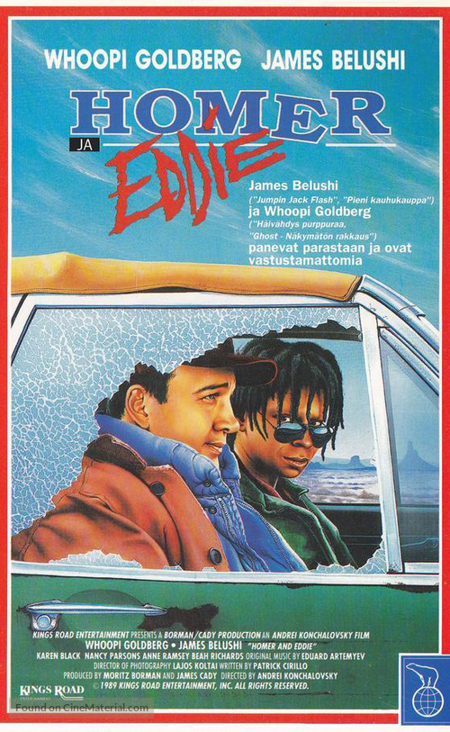 Homer &amp; Eddie - Finnish VHS movie cover