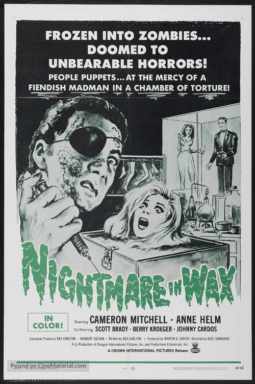 Nightmare in Wax - Movie Poster