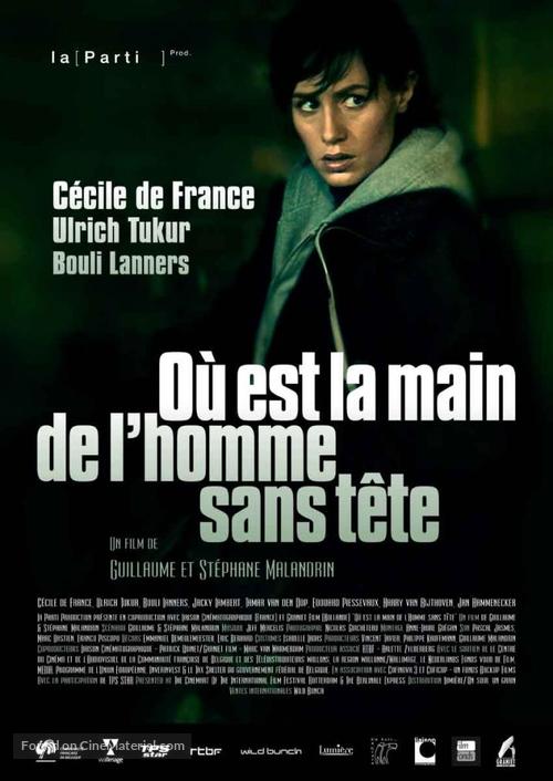 O&ugrave; est la main de l&#039;homme sans t&ecirc;te - Belgian Movie Poster