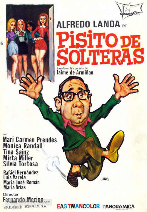 Pisito de solteras - Spanish Movie Poster