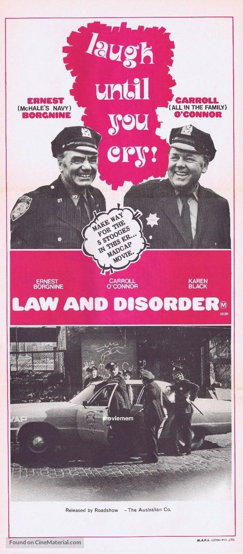 Law and Disorder - Australian Movie Poster