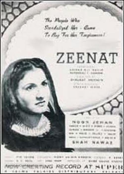 Zeenat - Indian poster