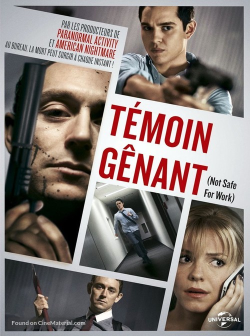 Not Safe for Work - French DVD movie cover