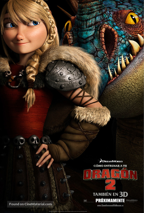 How to Train Your Dragon 2 - Spanish Movie Poster