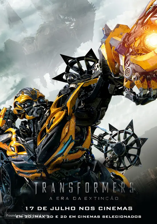 Transformers: Age of Extinction - Brazilian Movie Poster