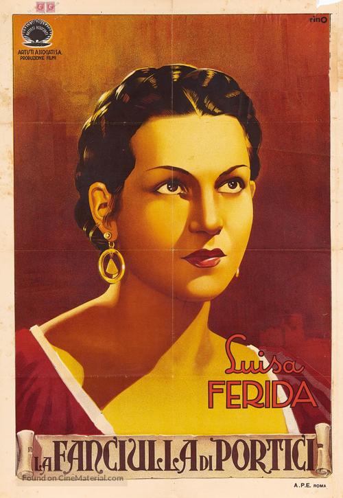 La fanciulla di Portici - Italian Movie Poster