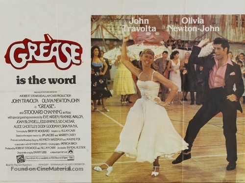 Grease - British Movie Poster