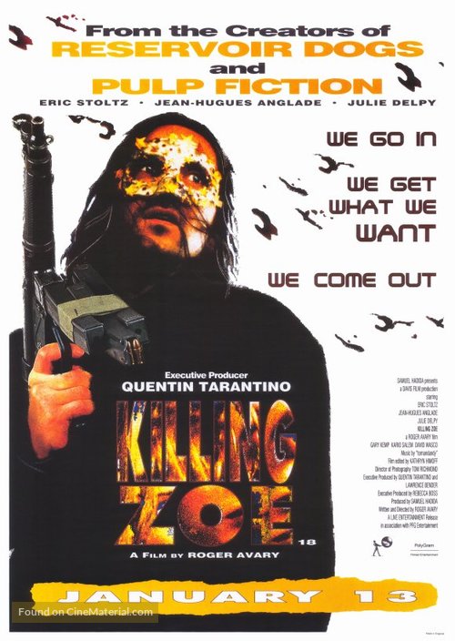 Killing Zoe - Movie Poster