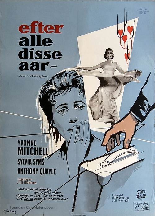 Woman in a Dressing Gown - Danish Movie Poster