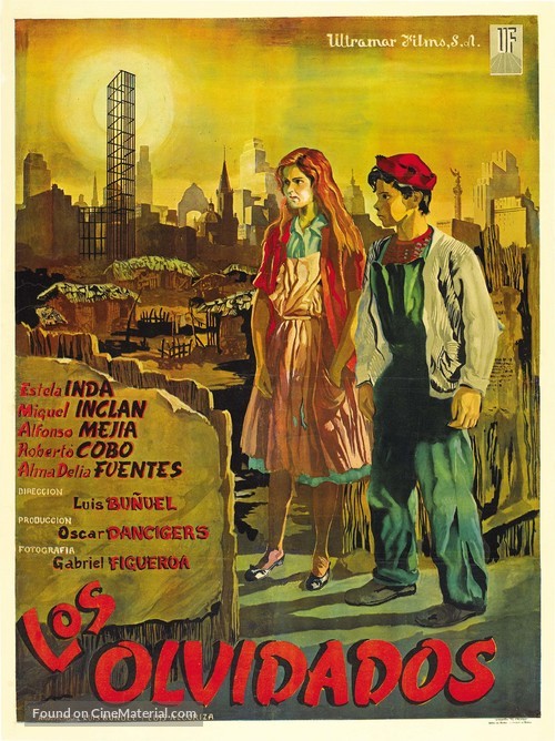 Los olvidados - Mexican Theatrical movie poster